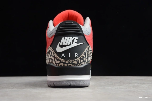 1st Kicks Shoes Air Cement 3 Red Jordan CK5692-600 0812
